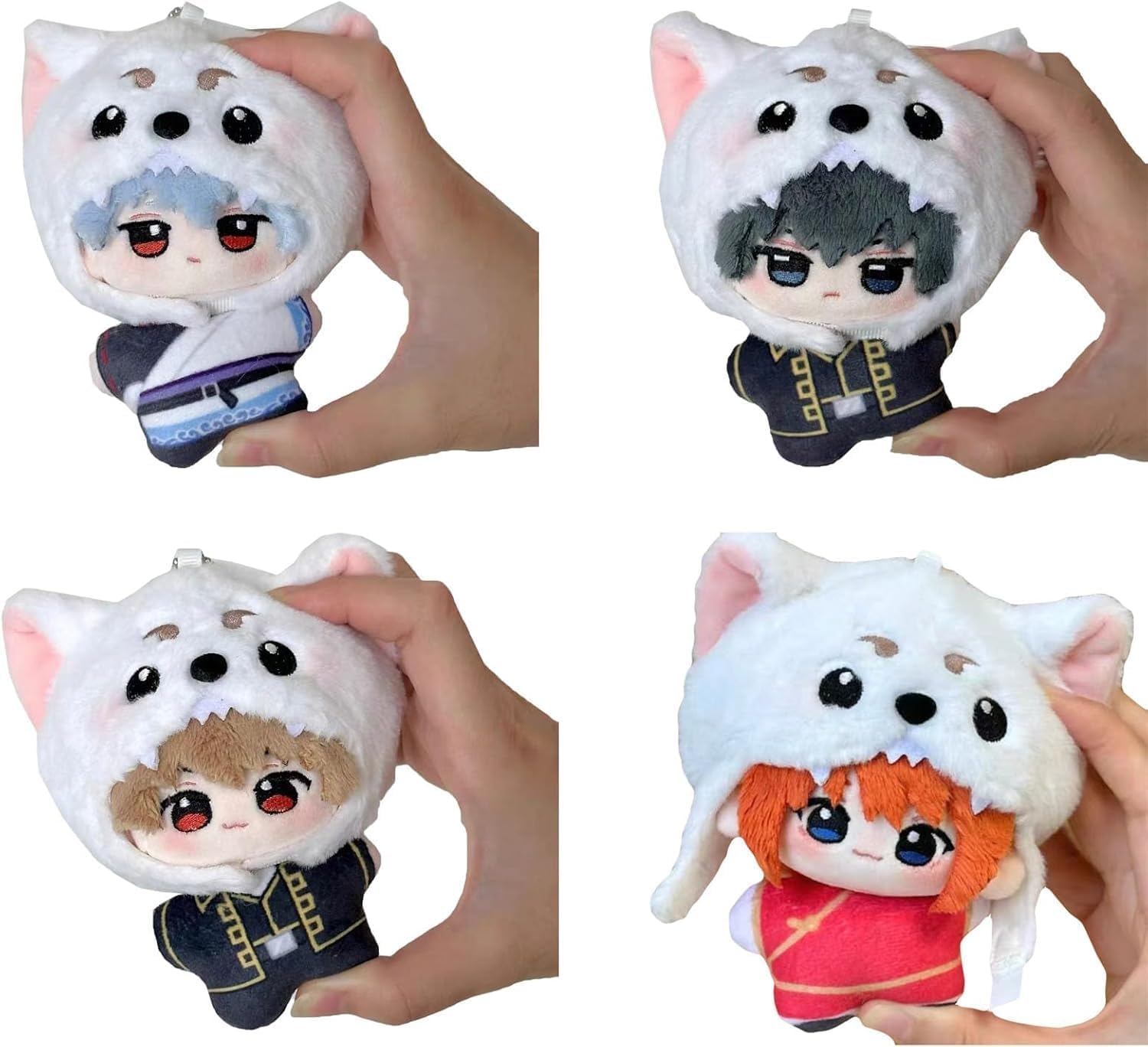 Amazon.co.jp: 銀魂 ぬいぐるみ 10cm 坂田銀時・土方十四郎・沖田総悟